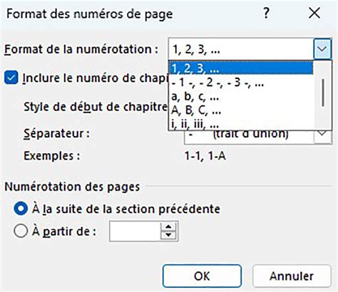    1  1|Personnaliser les numéros de page et leurs formats dans。